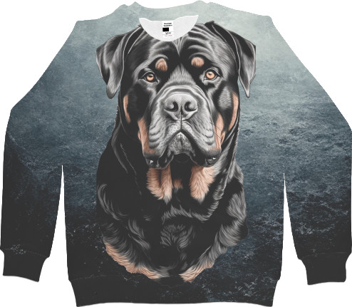 Men's Sweatshirt 3D - Rottweiler 9 - Mfest