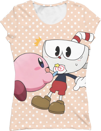 Women's T-Shirt 3D - The Adventures of Cuphead - Mfest