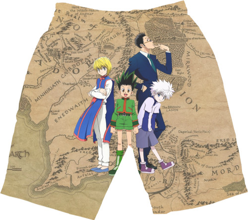 Men's Shorts 3D - Hunter x Hunter 1 - Mfest