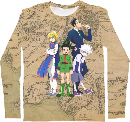 Men's Longsleeve Shirt 3D - Hunter x Hunter 1 - Mfest