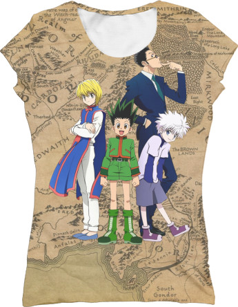 Women's T-Shirt 3D - Hunter x Hunter 1 - Mfest