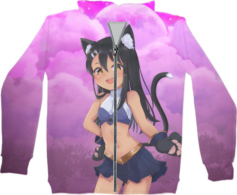 Kids' Zip-through Hoodie 3D - Nagatoro San - Mfest