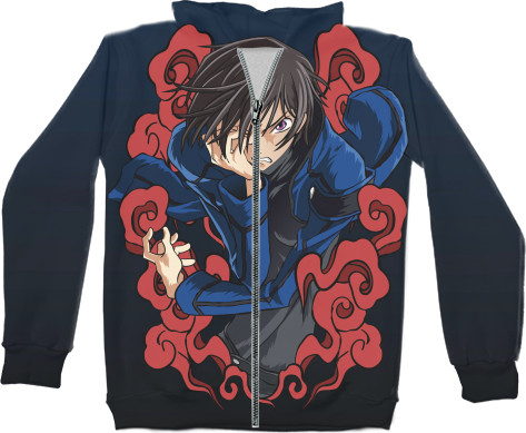 Kids' Zip-through Hoodie 3D - Lelouch Lamperouge - Mfest