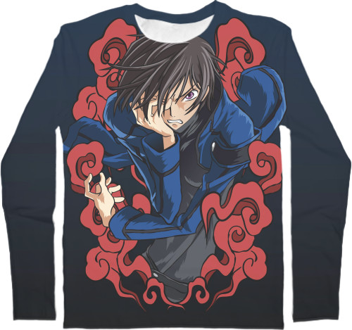 Men's Longsleeve Shirt 3D - Lelouch Lamperouge - Mfest