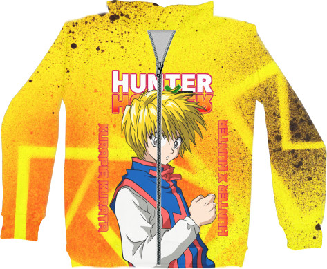 Unisex Zip-through Hoodie 3D - Kurapika - Mfest