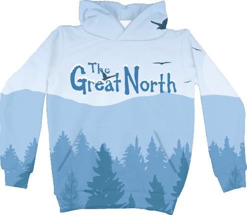 Kids' Hoodie 3D - Great North - Mfest