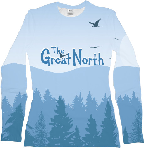 Women's Longsleeve Shirt 3D - Great North - Mfest