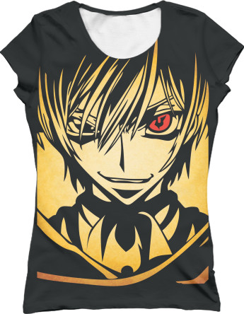 Women's T-Shirt 3D - Lelouch Lamperouge - Mfest