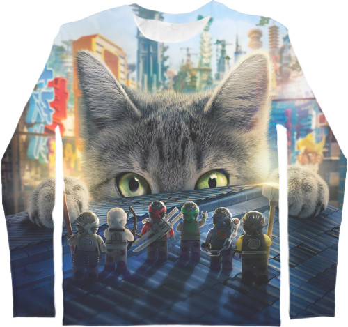 Men's Longsleeve Shirt 3D - LEGO Ninjago Movie - Mfest