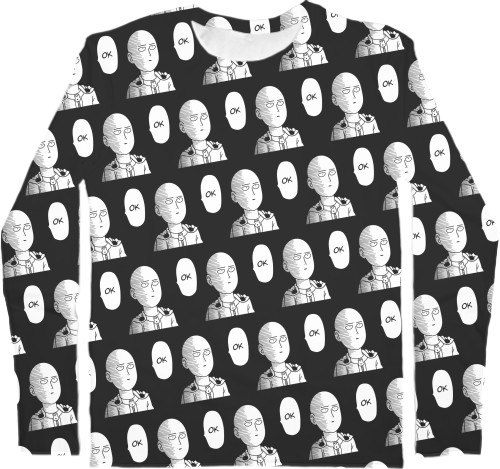 Men's Longsleeve Shirt 3D - One Punch Man - Mfest