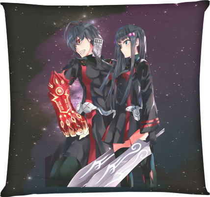 Square Throw Pillow - Sousei no Onmyouji / Two Stars of Onmyouji - Mfest