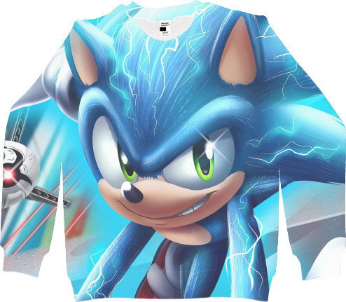 Kids' Sweatshirt 3D - Sonic the Hedgehog 2 - Mfest