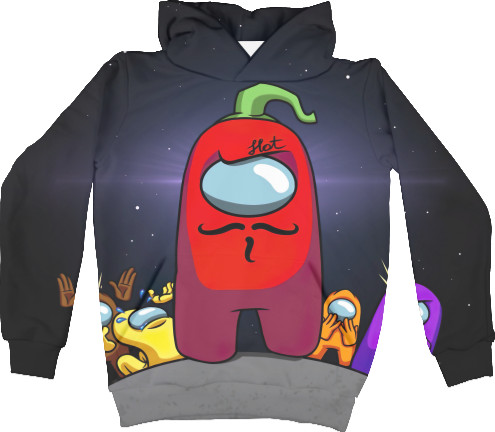 Unisex Hoodie 3D - EDISON PEPPER AMONG AS - Mfest