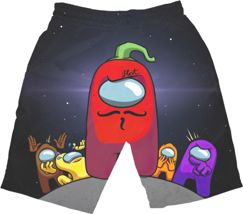 Men's Shorts 3D - EDISON PEPPER AMONG AS - Mfest