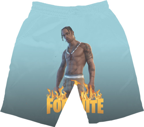 Kids' Shorts 3D - Travis Scott - Mfest