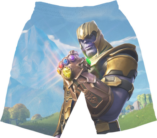 Kids' Shorts 3D - Thanos Fortnite - Mfest