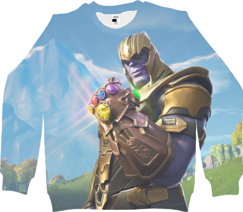 Kids' Sweatshirt 3D - Thanos Fortnite - Mfest