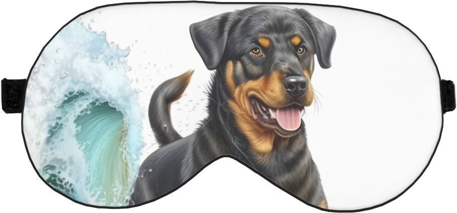 Sleep Mask 3D - Rottweiler in the wind - Mfest