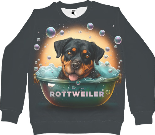 Women's Sweatshirt 3D - Rottweiler 12 - Mfest