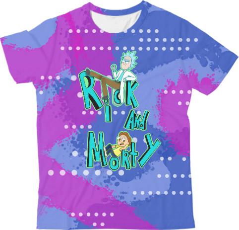 Kids' T-Shirt 3D - Rick and Morty 10 - Mfest