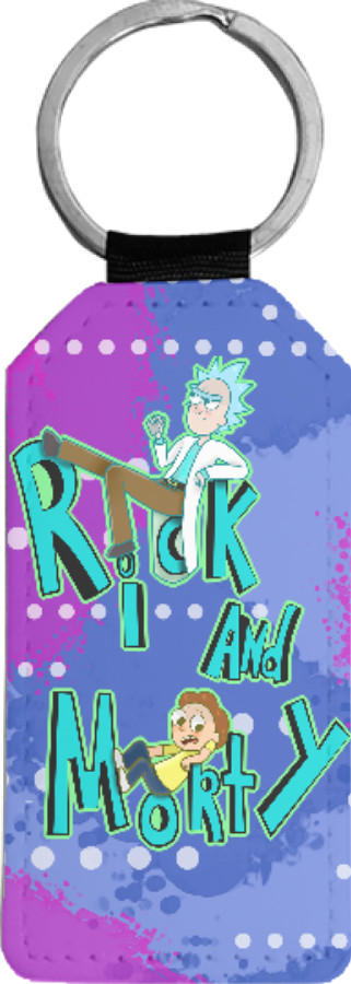 Rectangular Keychain - Rick and Morty 10 - Mfest