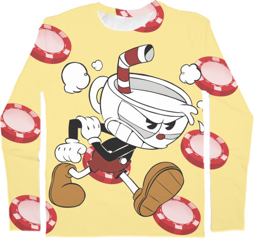 Kids' Longsleeve Shirt 3D - Helpful Cup - Mfest