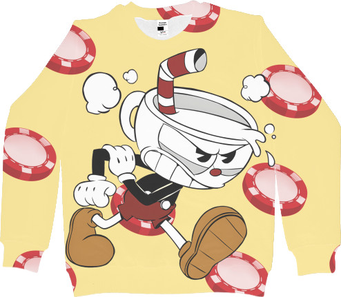 CupHead - Sweatshirt 3D Children's - Helpful Cup - Mfest