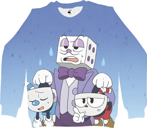 Kids' Sweatshirt 3D - Come in Cuphead - Mfest