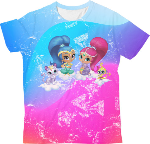 Kids' T-Shirt 3D - Shimmer and Shine 1 - Mfest