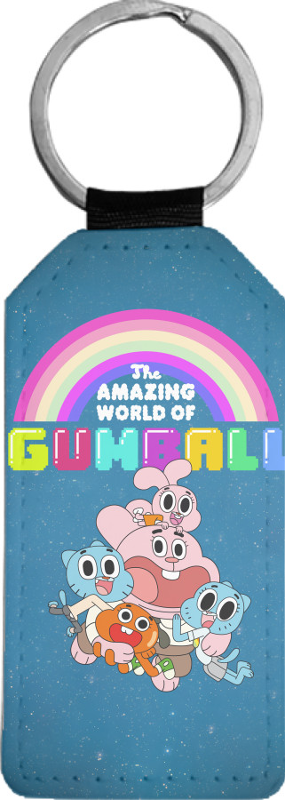 Rectangular Keychain - GUMBALL AND DARWIN 4 - Mfest