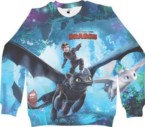 Men's Sweatshirt 3D - How to Train Your Dragon - Mfest