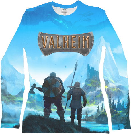 Лонгслив 3D Женский - Valheim - Mfest