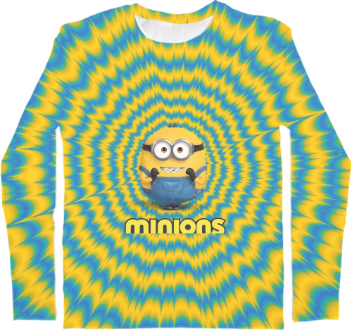 Kids' Longsleeve Shirt 3D - Minions: The Rise of Gru - Mfest