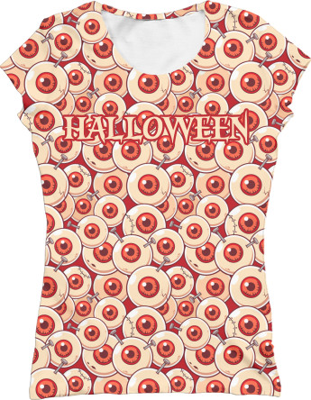 Women's T-Shirt 3D - Halloween / Halloween 8 - Mfest