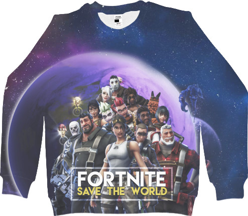 Women's Sweatshirt 3D - Fortnite Save The World - Mfest