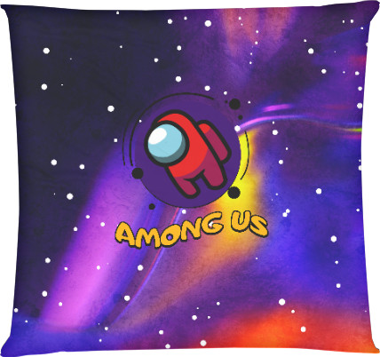 Подушка квадратная - Among us 11 - Mfest