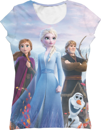 Women's T-Shirt 3D - Frozen / Frozen - Mfest