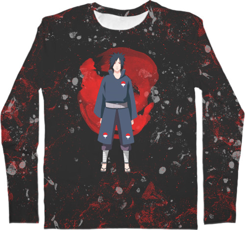 Kids' Longsleeve Shirt 3D - Madara Uchiha (Naruto) - Mfest