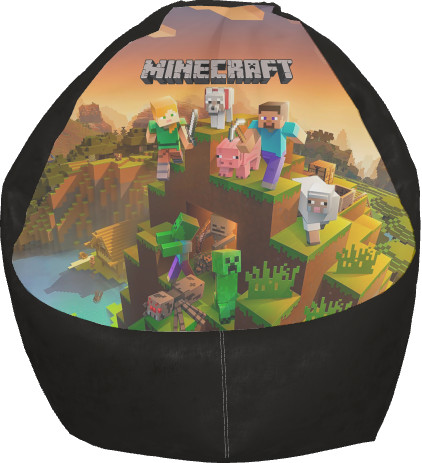 Bean Bag Chair - Minecraft 28 - Mfest