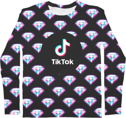 Men's Longsleeve Shirt 3D - Tiktok 9 - Mfest