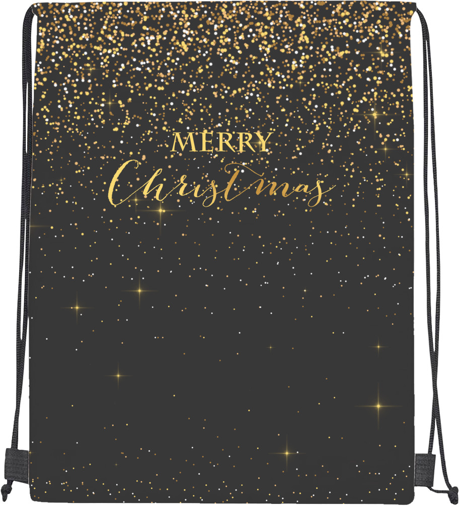 Drawstring Bag - Merry Christmas - Mfest