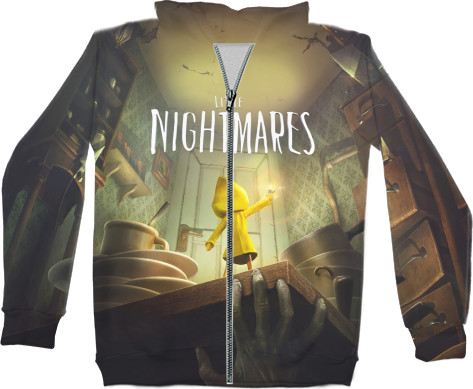 Kids' Zip-through Hoodie 3D - Little Nightmares 3 - Mfest