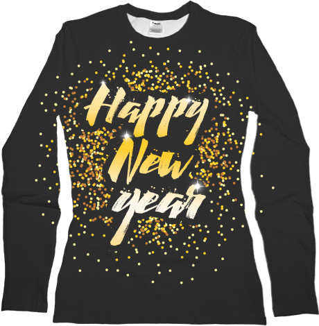 Women's Longsleeve Shirt 3D - Happy New Year 15 - Mfest