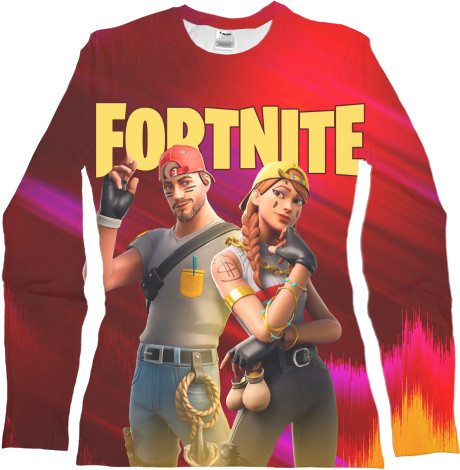 Women's Longsleeve Shirt 3D - Fortnite 52 - Mfest