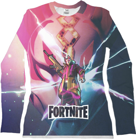 Women's Longsleeve Shirt 3D - Fortnite 46 - Mfest