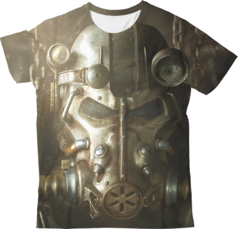 Kids' T-Shirt 3D - Fallout 4 (2) - Mfest