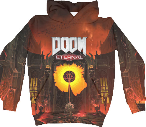 Худи 3D Унисекс - DOOM eternal 1 - Mfest