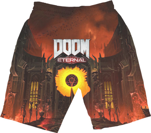 Шорты 3D Детские - DOOM eternal 1 - Mfest