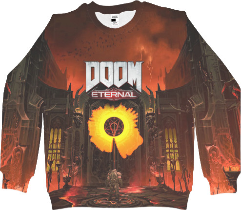 Свитшот 3D Детский - DOOM eternal 1 - Mfest