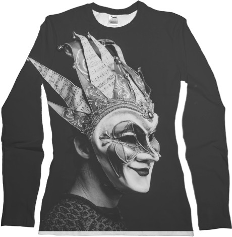 Women's Longsleeve Shirt 3D - Dj Boris Brejcha - Mfest